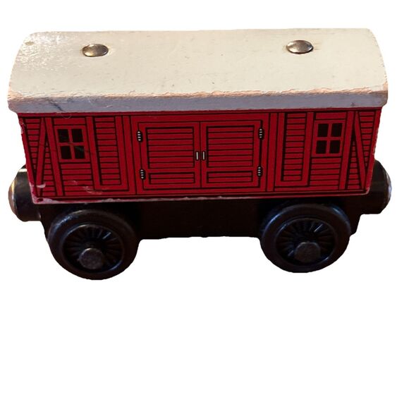 Lot of 3 Melissa and Doug Magnetic Train Engine, Red Cage And Red Car SEE PICS - Picture 12 of 14